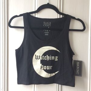BLACKCRAFT WITCHING HOUR CROPPED TANK